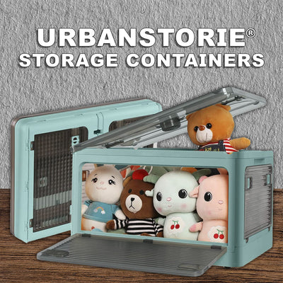 UrbanStorie™ Plastic Storage Containers, Store your Clothes, Sarees, Blankets, Winter Items, Toys or any Home Items