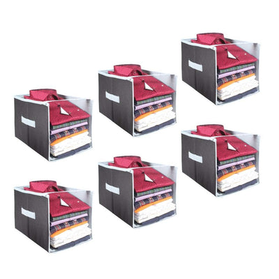 Shirt Stacker- Open Front Shirt Stacker Closet Organizer (Pack of 6)