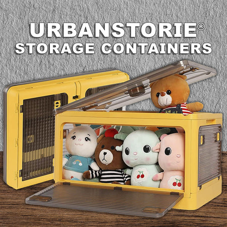UrbanStorie™ Plastic Storage Containers, Store your Clothes, Sarees, Blankets, Winter Items, Toys or any Home Items