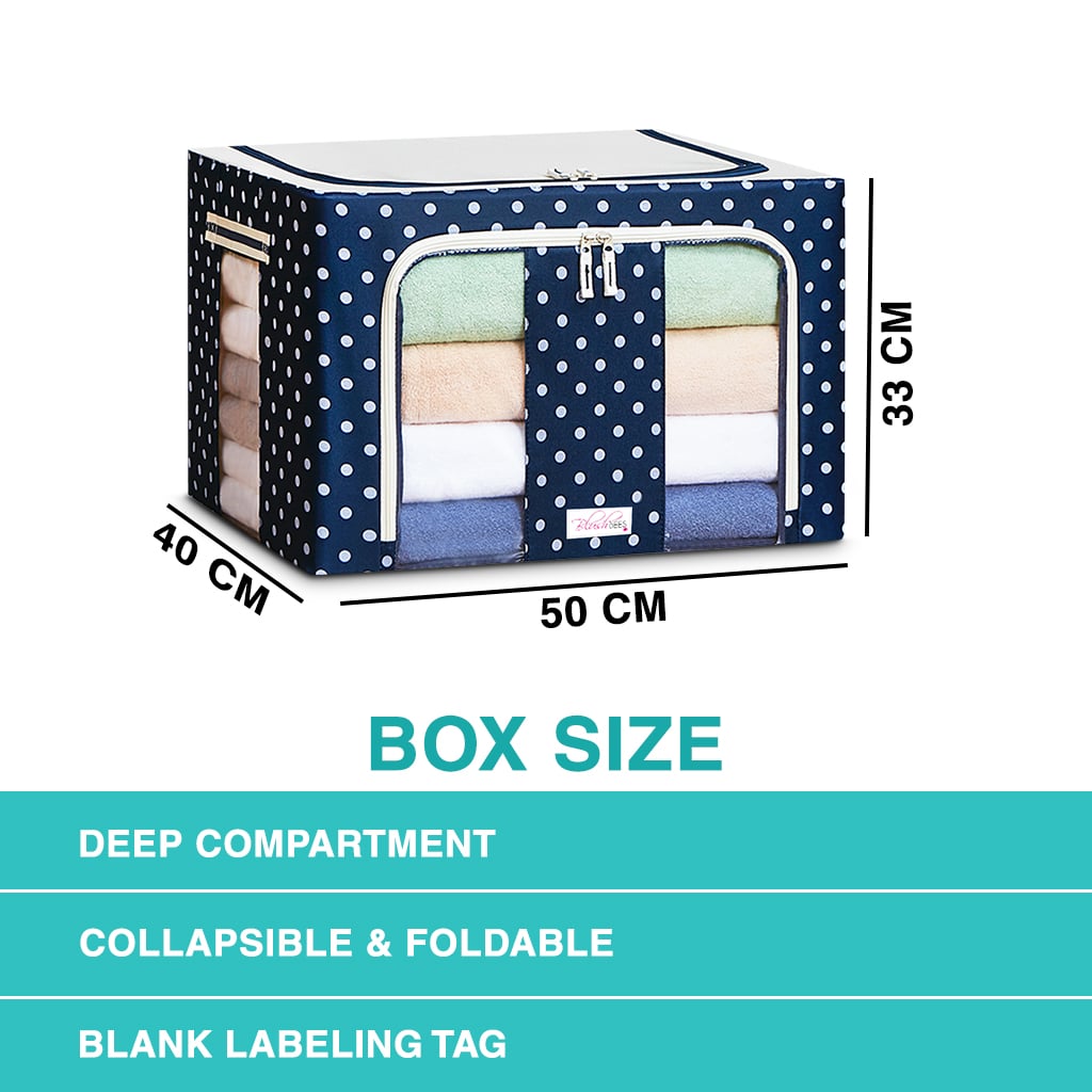 UrbanStorie Wardrobe Foldable Storage Boxes, Store your Clothes, Sarees, Blankets, Winter Items.