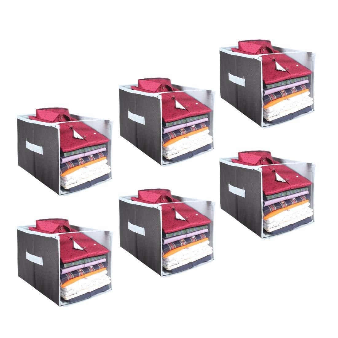 Shirt Stacker- Open Front Shirt Stacker Closet Organizer (Pack of 6)