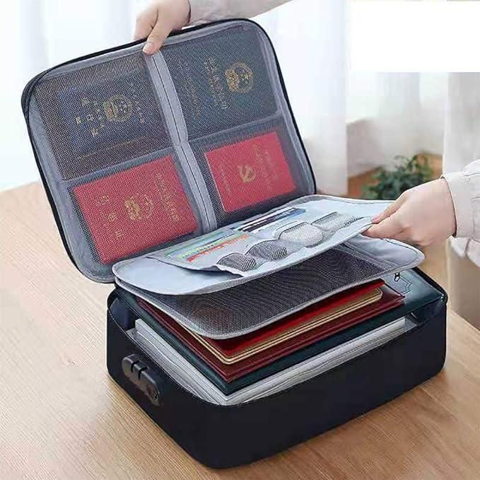 Waterproof Portable Document Storage Bag Travel Organizer Urban Storie INDIA