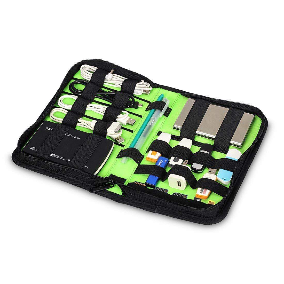 Travel Cable Organizer, Electronic Accessories Organizer for Cord, Hard Drive, Earphone, Power Bank and Others